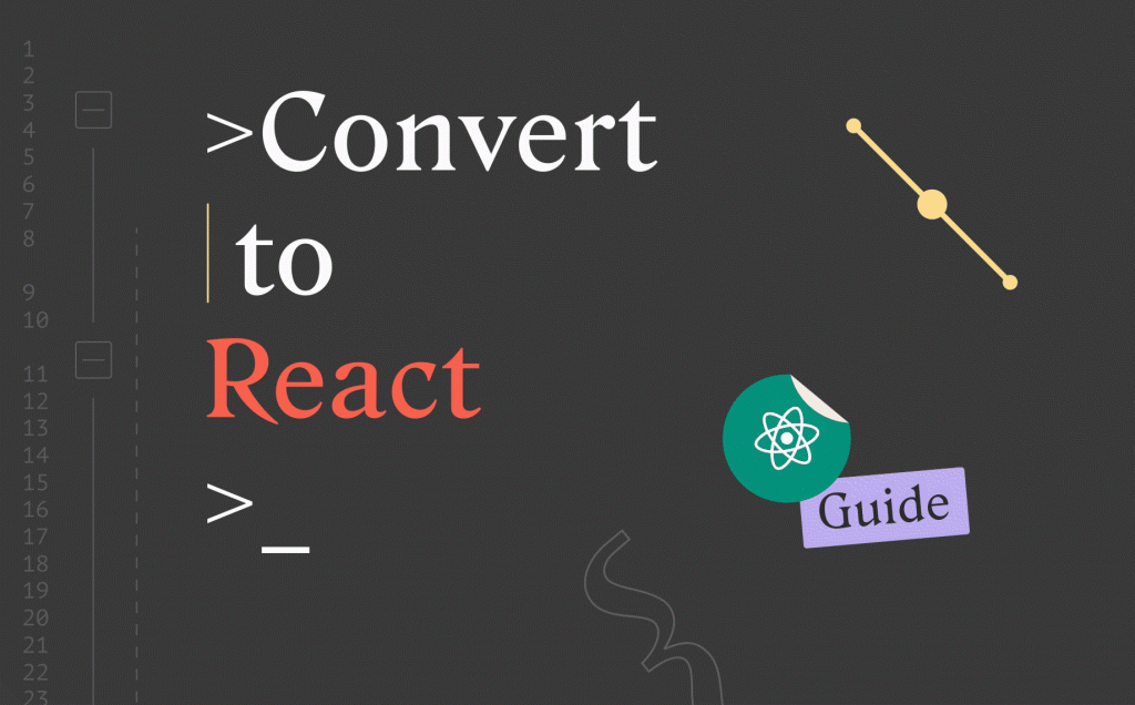 How to convert design to React code