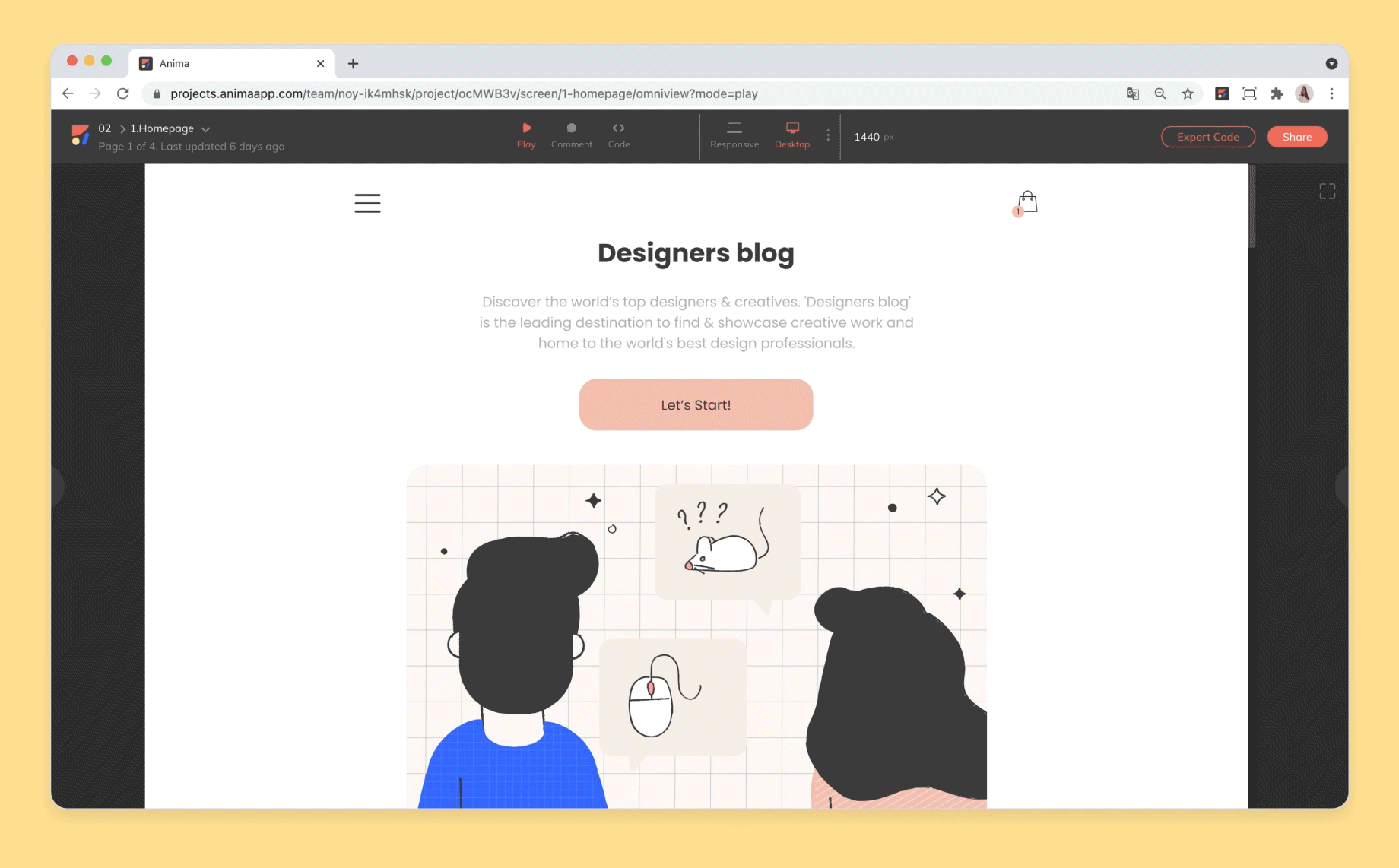 Design & development: collaborate better with Anima