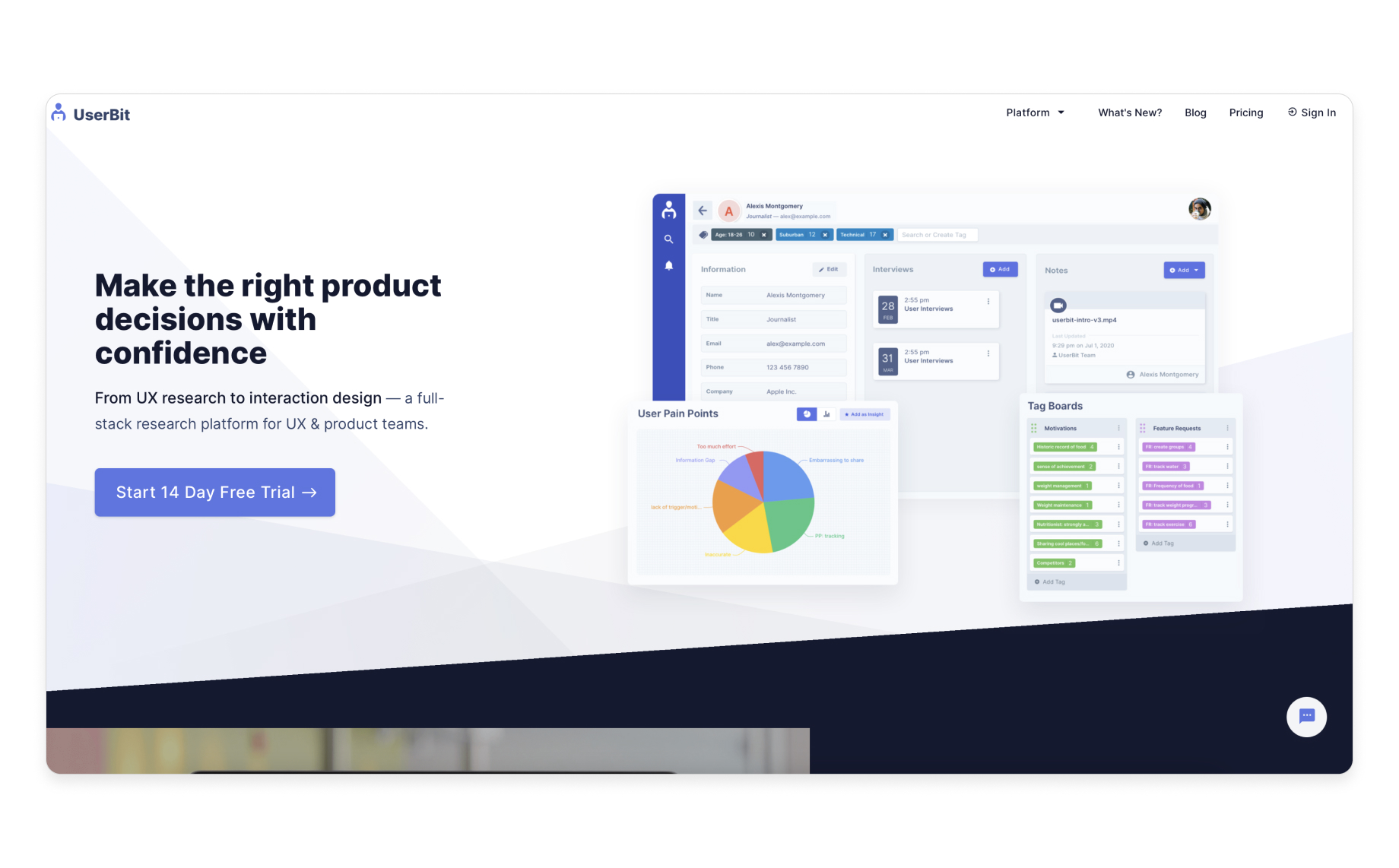 UserBit - a collection of tools to help you with your product design research