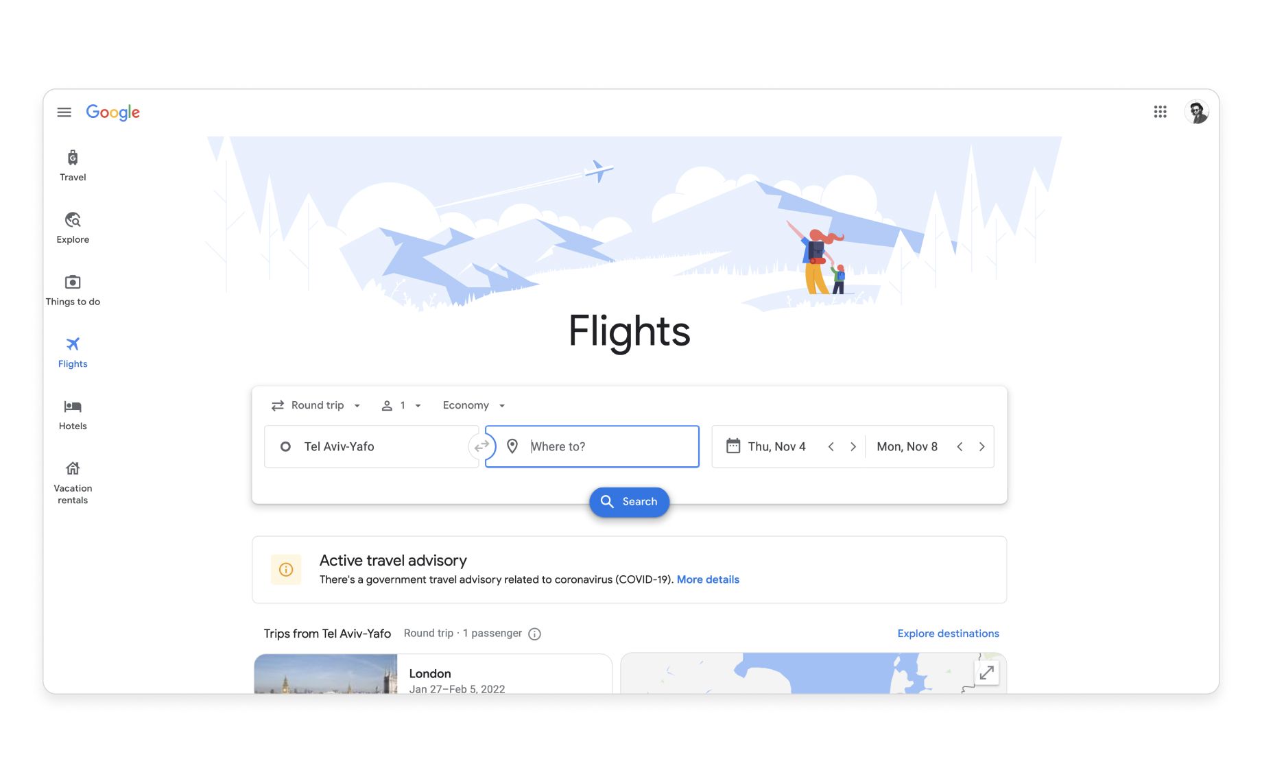 Google perfected Material Design by applying the system to its own products (Google Flights)