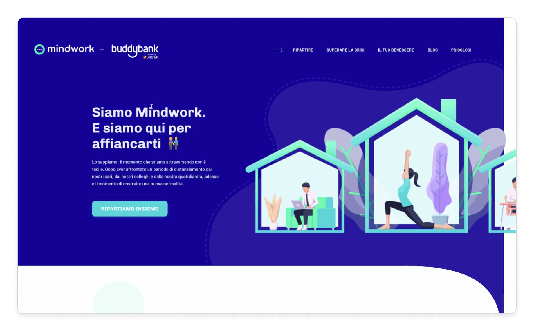 A landing page created in Figma with Anima.