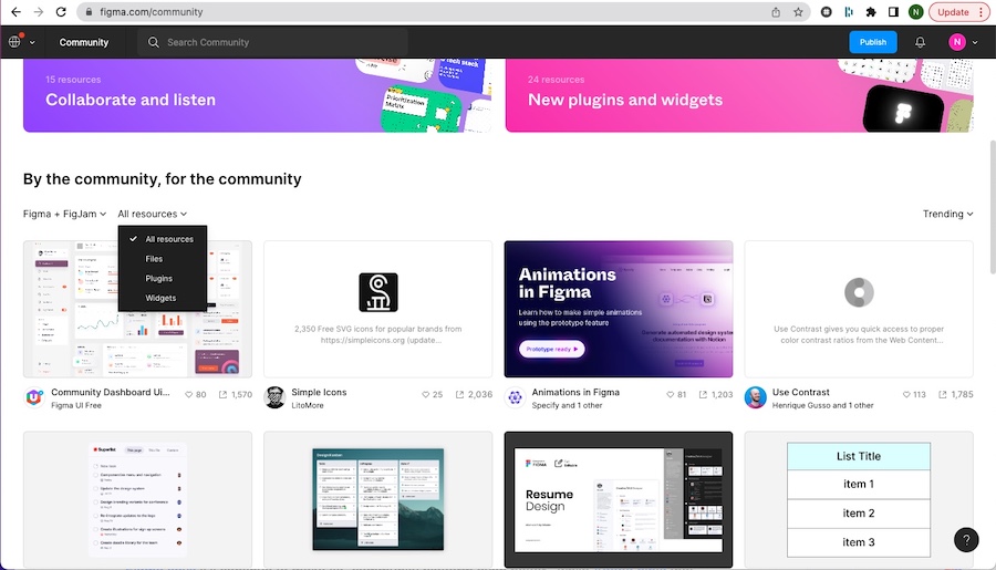 website anime Figma Community