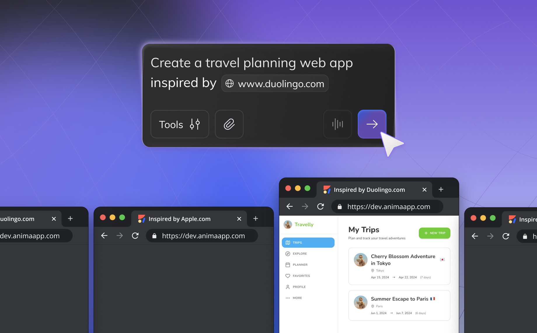 Inspired-by in Playground