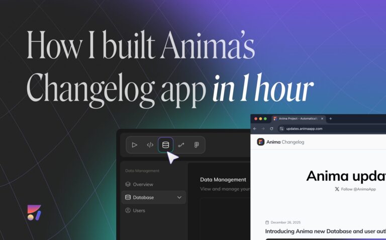 How I built Anima's chaneglog in 1h