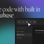 Vibe code with built-in database