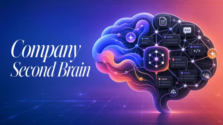 Company second brain evolving from a wiki into AI-powered skills and context